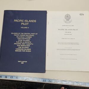 Pacific Islands Pilot Vol. lll Islands of the Central Part of Pacific Ocean Book